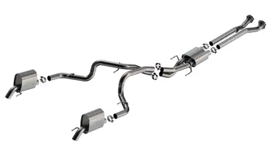 Borla Grand Wagoneer l 23- 24 3.0l i6 Turbo at 4x4 5 DR SUV 130 2.75 S-Type s td st AC sr 2.75 x 3.00 Raw