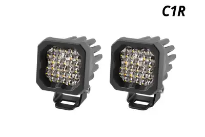 Diode Dynamics Diode Dynamics - Stage Series C1R White Flood Standard LED Pod (pair)