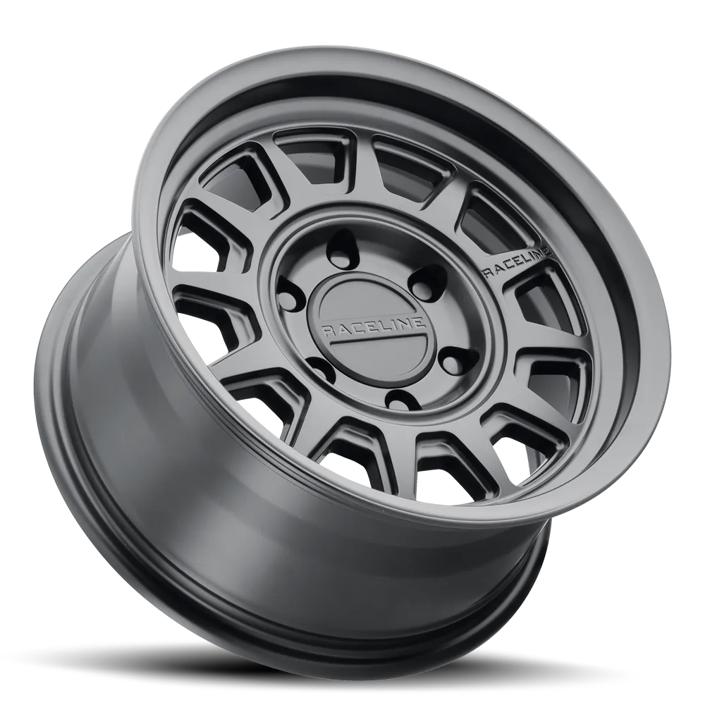 Aluminum Wheels 17x9 Aero HD 952B Satin Black -12 Offset 5 on 127 Bolt Pattern 78.1 Bore Raceline product image