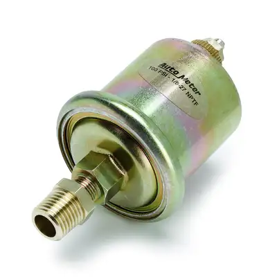 AutoMeter Autometer 990342 Sensor, Oil Pressure, 0-100psi, 1/8 Npt Male, For Short Sweep Elec.