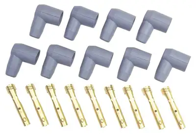 MSD Boot & Terminal Kit 90 Deg Socket Style Gray