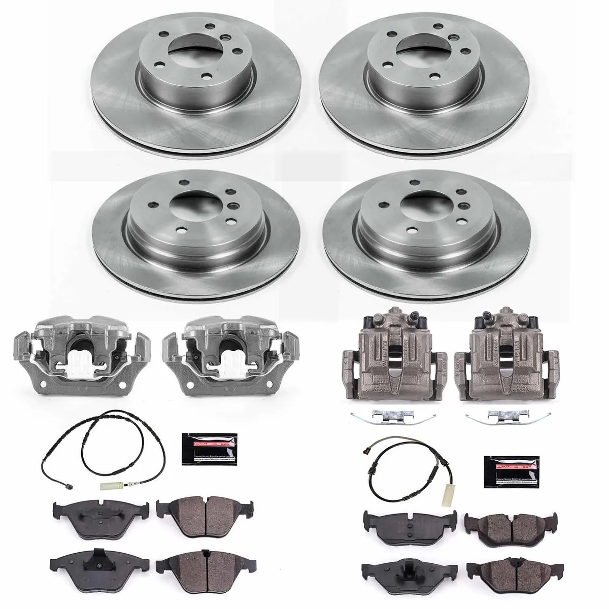 Z17 Direct Replacement Kit: Rotors; Ceramic Pads; Pad Sensors; Calipers product image