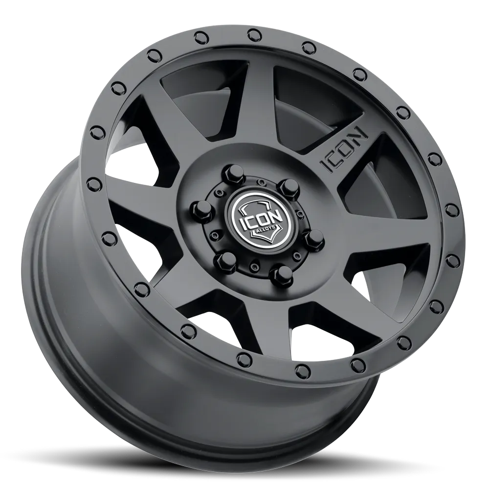ICON Alloys Rebound, Satin Black, 20 x 9 / 6 x 135, 16mm Offset, 5.625" BS product image