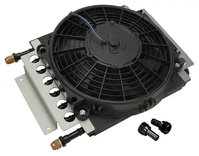 Derale 8 Pass Electra-Cool Remote Cooler, -8AN Inlets