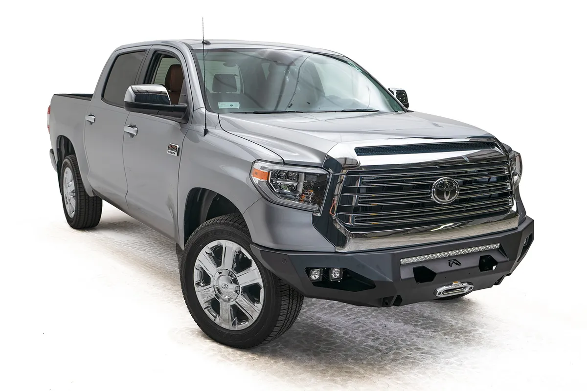 Matrix Front Bumper; w/No Guard; 7/8 In. D-Ring Mounts; 2 Stage Black Powder Coated; product image
