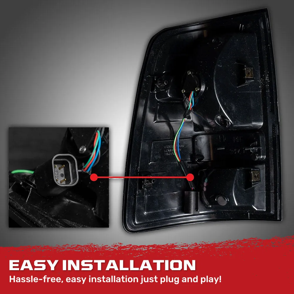 Dodge 09-18 RAM 1500 And 10-18 RAM 25003500 Oled Tail Lights Replaces Factory OEM Halogen Tail Lights - Smoked Lens product image