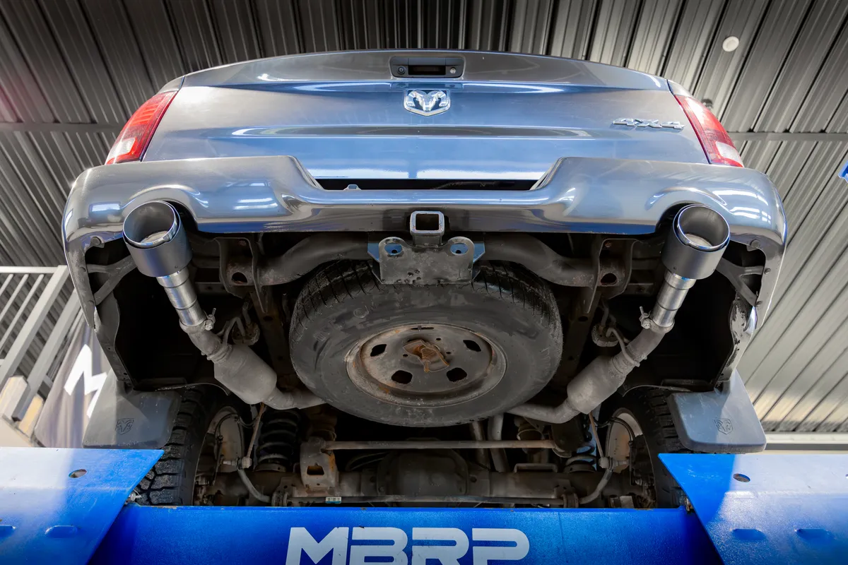 2009-2018 Ram 1500 and 2019-2024 Ram 1500 5.7L Hemi Carbon Fiber Exhaust Tips, 5 Inch OD Dual Wall Angle Cut. Sold In Pairs MBRP product image