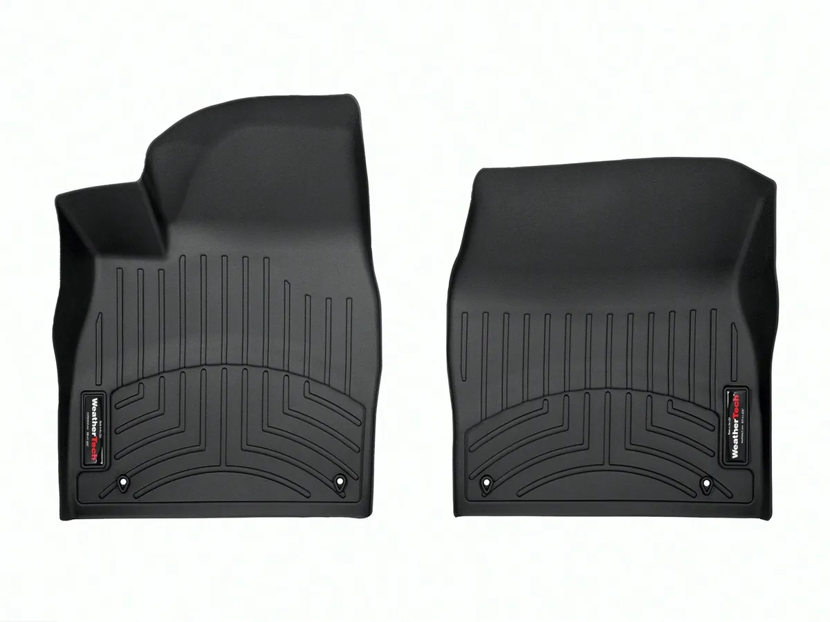 Weathertech FloorLiner™ DigitalFit®; Black; Front;