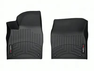 Weathertech FloorLiner™ DigitalFit®; Black; Front;