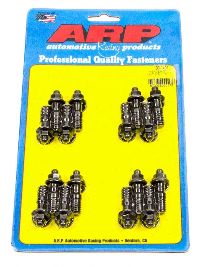 ARP Auto Racing Header Stud Kit - 6pt. 3/8 x 1.500 OAL (16)