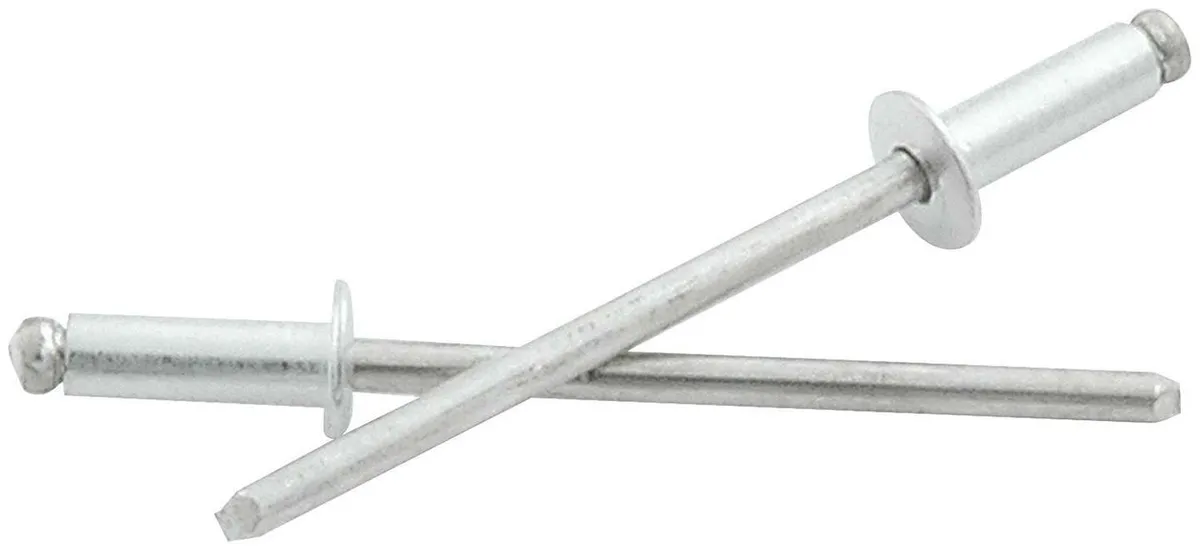 Allstar Performance 1/8in Alum Rivet Silver 25Pk 1/8in-1/4in