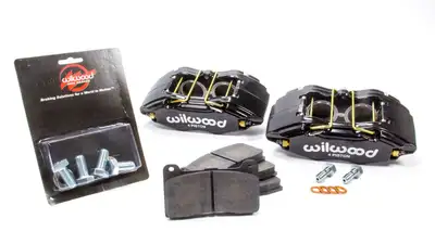 Wilwood Brakes Wilwood DPHA Front Caliper and Pad Kit Red Honda Acura w 262mm OE Rotor