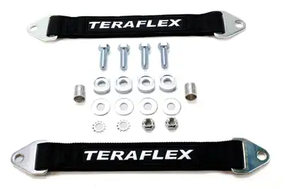 TeraFlex Limit Strap Kit JK Front Pair 15.5in Straps With Hardware