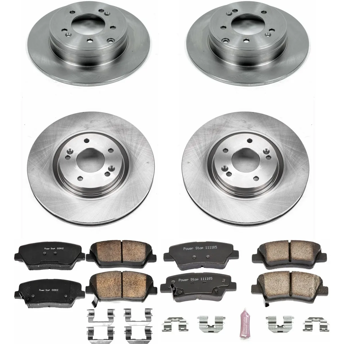 Z17 Direct Replacement Kit: Rotors; Ceramic Pads W/Hardware product image