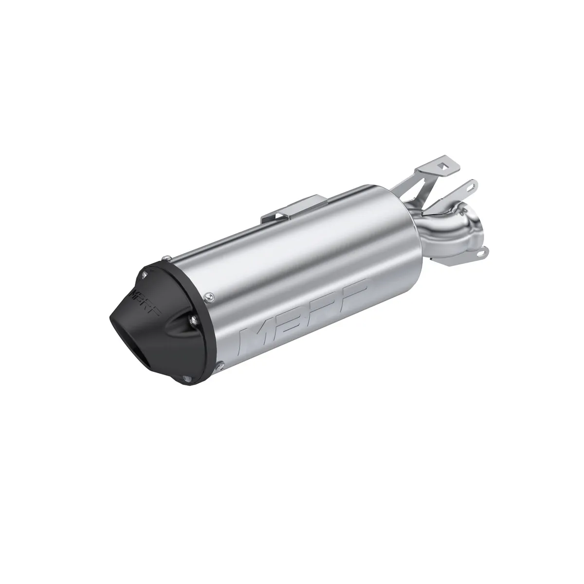 2001-Up Polaris Sportsman 5 Inch Single Slip-on Muffler with Billet Tip Performance Series MBRP product image