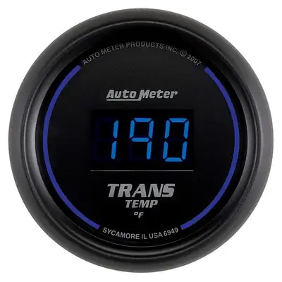 AutoMeter 2-1/16 In. Transmission Temperature, 0-340 Fahrenheit, Cobalt Digital
