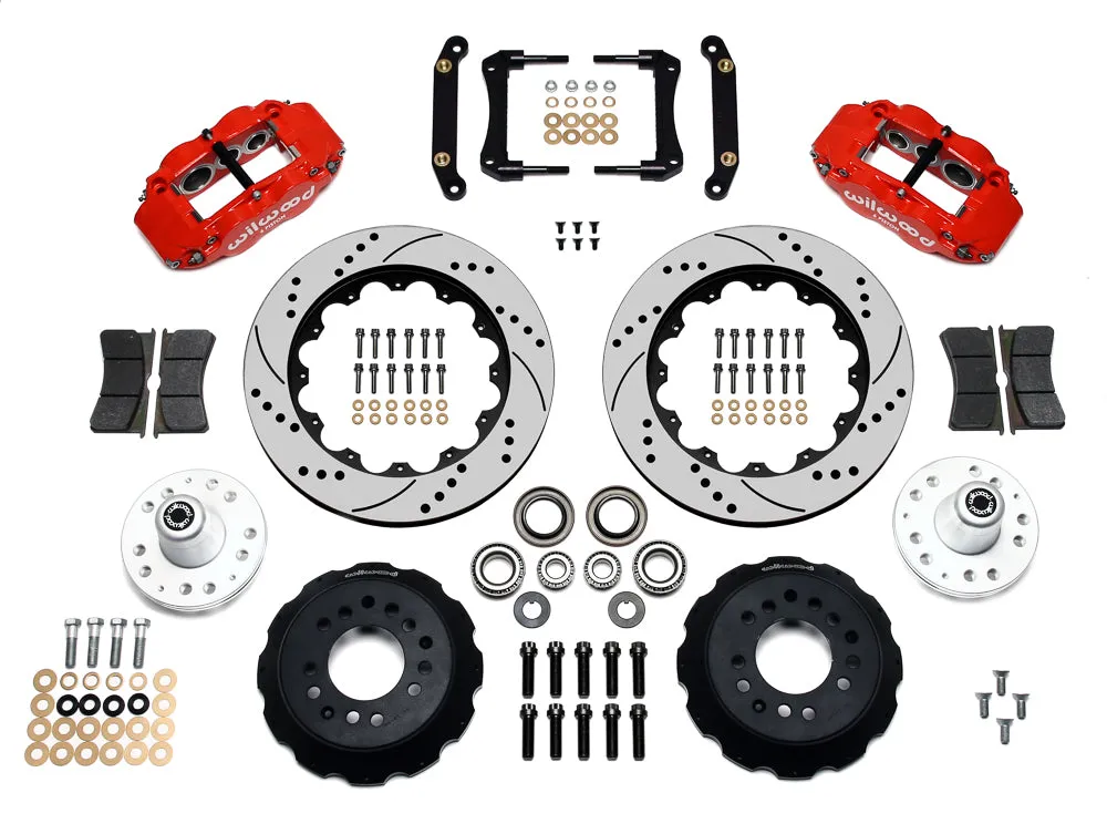 1970 - 1978 Buick, Cadillac, Chevrolet, GMC, Oldsmobile, Pontiac Forged Narrow Superlite 6R Big Brake Front Brake Kit (Hub) - 140-10486 product image