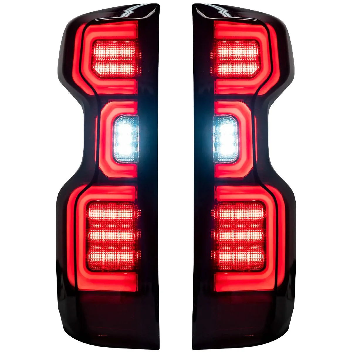 Chevy Silverado 2500/3500 20-23 Ultra Bright OLED Tail Lights (Replaces Factory/OEM Halogen Tail Lights Only) - Multiple Lens product image