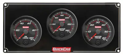 Quickcar Racing Redline 3 Gauge Panel OP/WT/WP