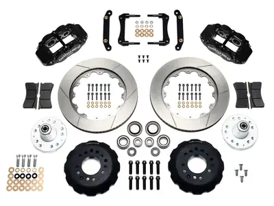 Wilwood Brakes 1979 - 1990 Buick, Chevrolet, Oldsmobile, Pontiac Forged Narrow Superlite 6R Big Brake Front Brake Kit (Hub) - 140-10493
