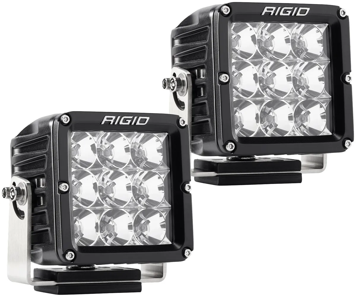 Rigid D-Xl Pro LED Light, Flood Optic, Surface Mount, Black Housing, Pair product image