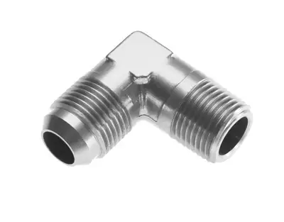 Redhorse Performance 08 90 Degree Male Adapter to 08 (1/2) Npt Male Clear