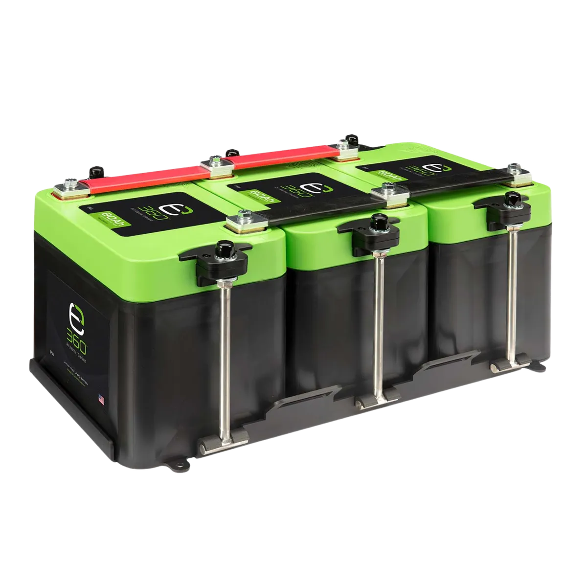 Group 24 3-Battery LiFePO4 Lithium Mounting Kit product image