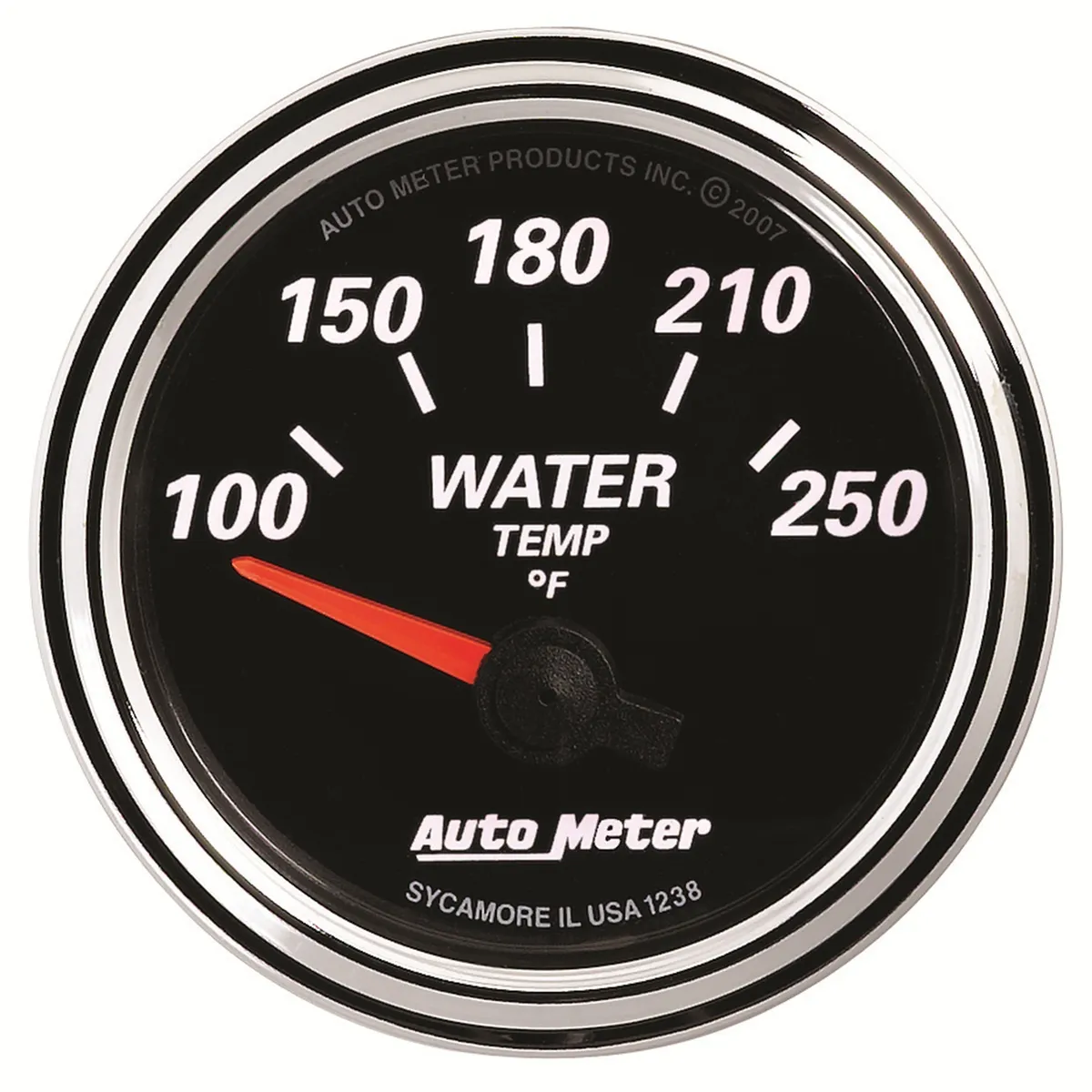 2-1/16 In. Water Temperature, 100-250 Fahrenheit, Designer Black II product image