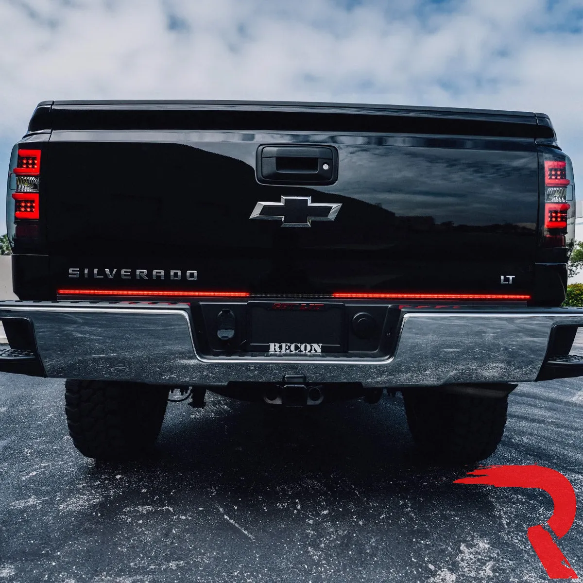 49inch Tailgate Bar w Ultra High-Power Dual Row Red Inchscanninginch LED Turn Signals And Ultra High-Power Dual Row Red LED Brakerunning Lights And Ultra High-Power Dual Row White LED Reverse Lights 49inch Bar Fits Most Flare Side And Smaller Trucks an product image