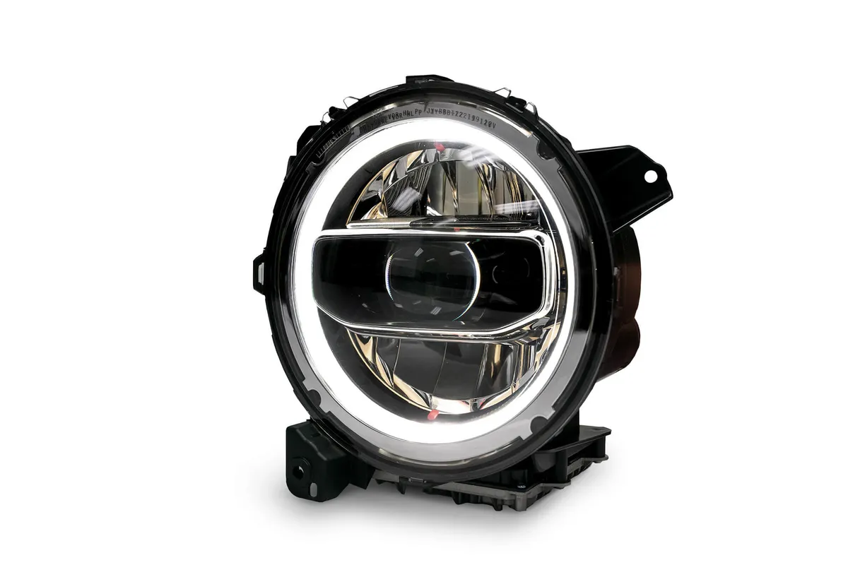 DV8 Offroad 2018-2026 Jeep Wrangler JL & Gladiator JT LED Headlights | Chrome