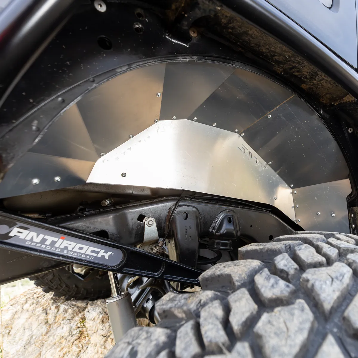0718 Wrangler Rear Fender Inner Liner Raw product image
