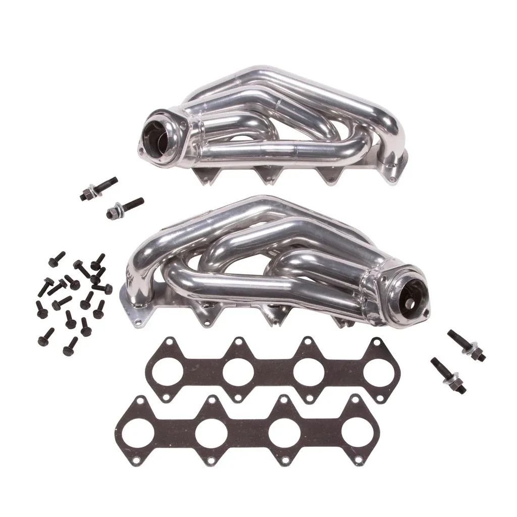 2005-2010 Mustang gt 1-58 Shorty Tuned Length Headers Polished Silver Ceramic product image