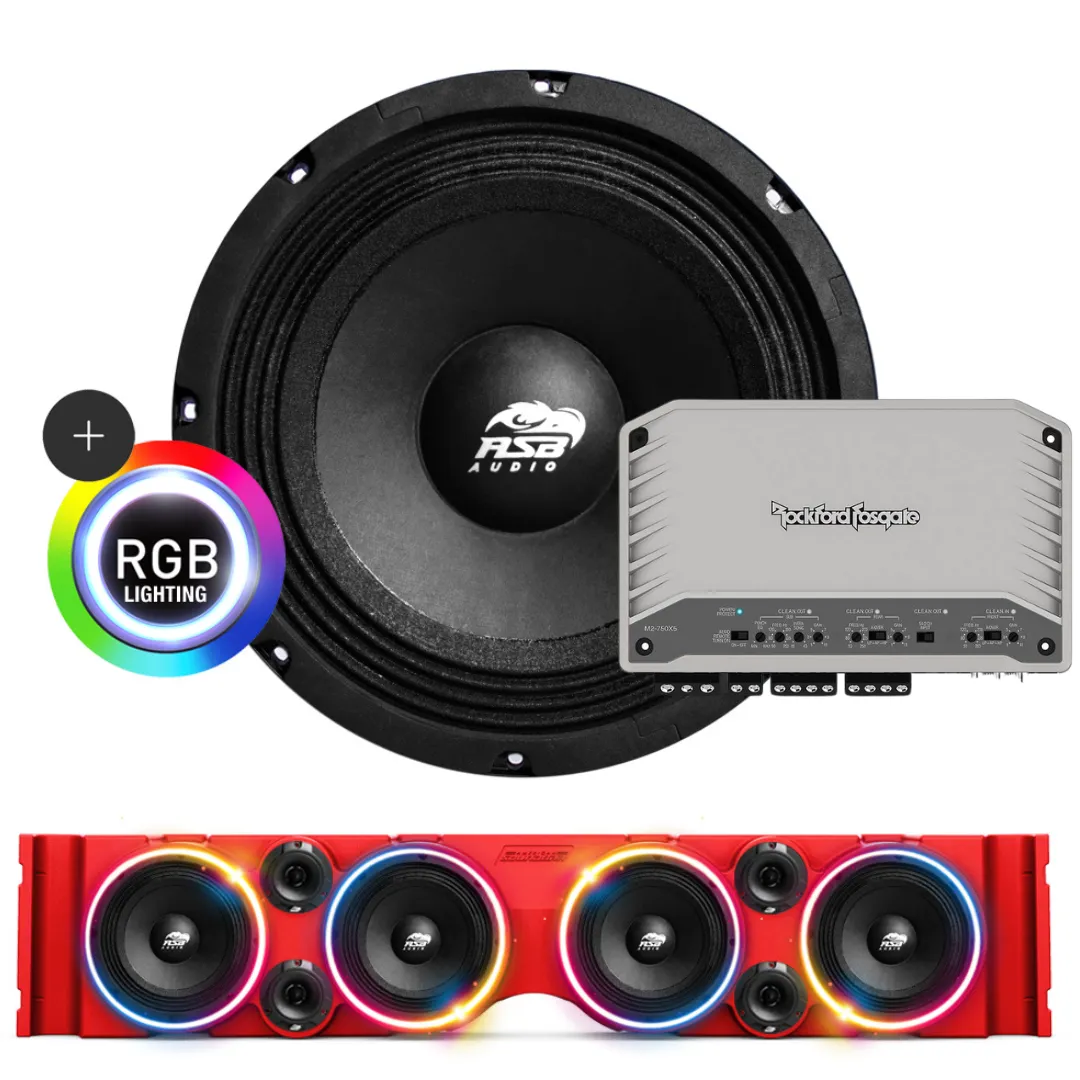 TJ/YJ American SoundBar Package (Red) product image