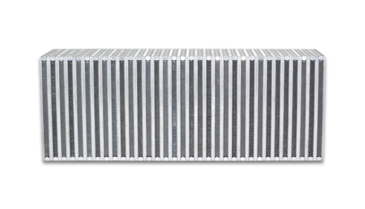 Vertical Flow Intercooler Core; 6 in. Core Width; 3 in. Core Thickness; 11.75 in. Height; 6061 Aluminum; product image