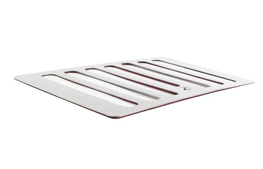Jeep TJ Hood Vent 98-06 Wrangler TJ Polished Silver Kentrol product image