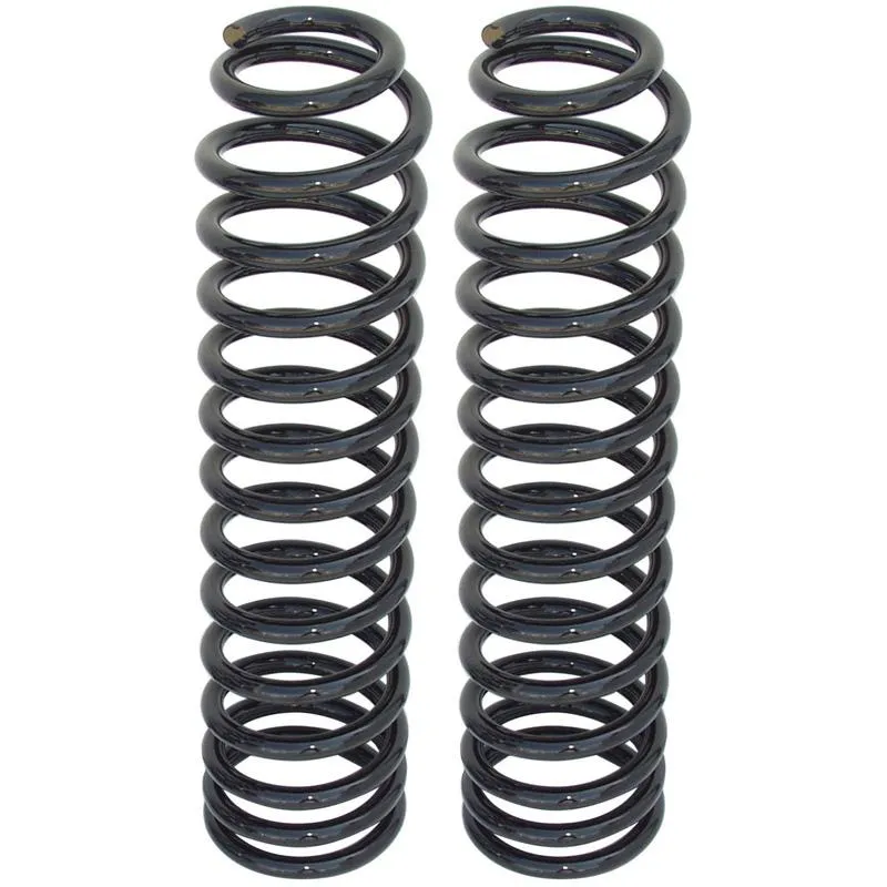 Front Coil Springs 07-18 Wrangler JK 2 Door 4 Inch (TJ, JK 4 Door-1 Inch ) Pair RockJock 4x4 product image