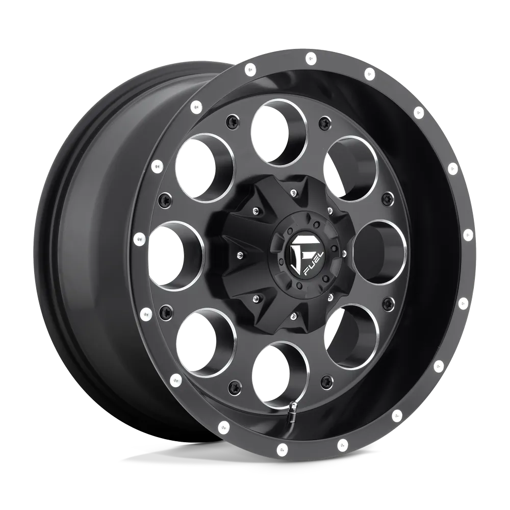 KMC Wheels Revolver 17x9 6x135.006x139.70 Matte Black Milled 1 mm