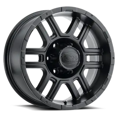 Ion Alloy Cast Aluminum Wheels 179 MB 16x8 Matte Black 5 On 127 Bolt Pattern 10 Offset ION Wheels
