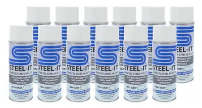 STEEL-IT Dove Gray Polyurethane Case 12 x 14oz Can