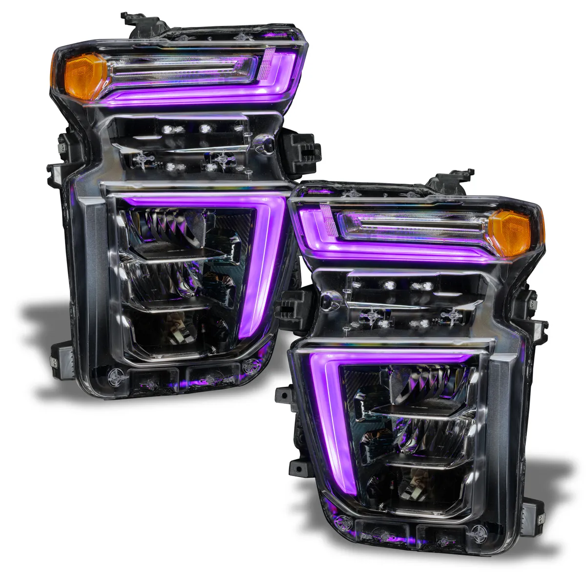 Oracle Lighting 2020-2021 Chevrolet Silverado HD 2500 3500 Colorshift Rgb+w Headlight DRL Upgrade Kit product image