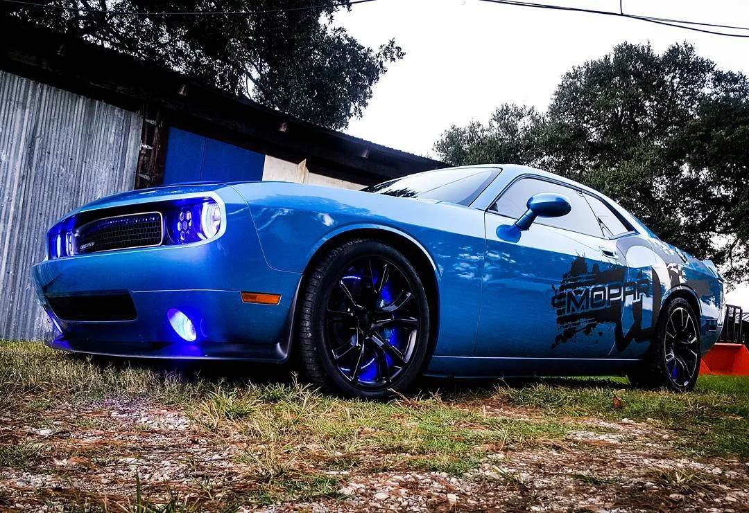 ORACLE Lighting 2008-2014 Dodge Challenger LED Headlight Halo Kit - Standard Mount product image