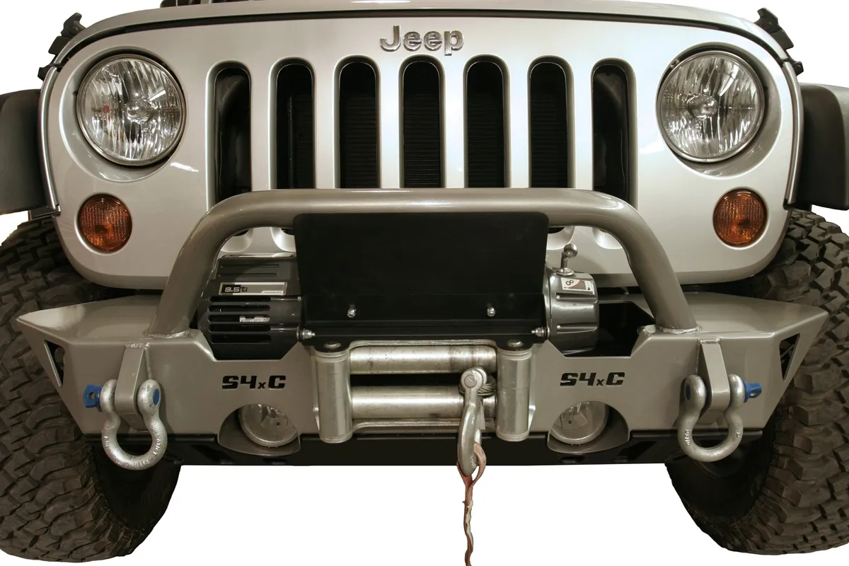 Flipup License Plate Holder For Winch Roller Fairlead Black product image
