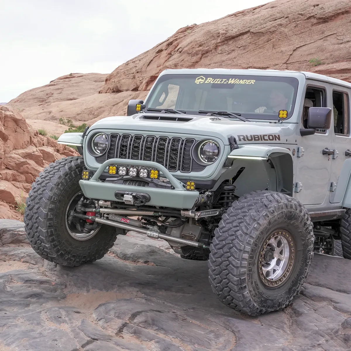 18c Wrangler Legacy Front Bumper With Hoop Raw product image