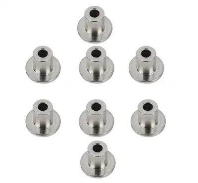 Kentrol Jeep JK JK OEM Anti-Theft Door Nuts 4 Door 07-18 Wrangler JK Polished Silver Kentrol