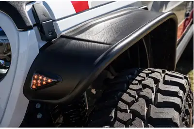 Bushwacker 20c Gladiator Launch Edition 4pc Flat Sytle Fender Flares Black
