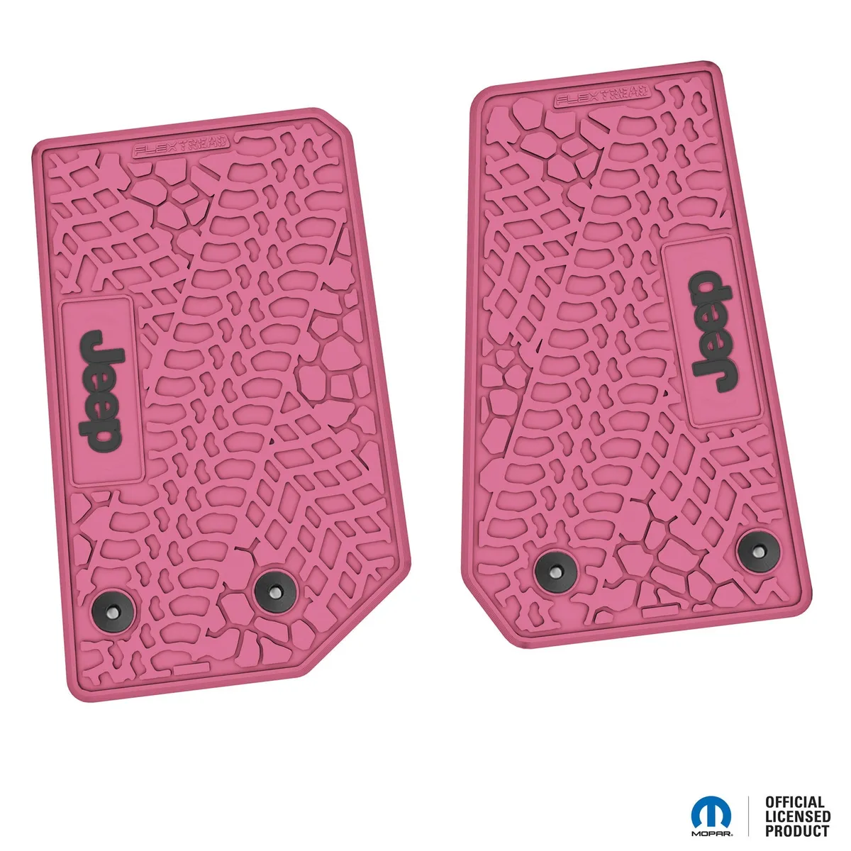 14-18 Jeep JK 2 Dr Front -Tire Tread/Scorched Earth Scene w/ JEEP Insert - Black w/ Lime Insert product image