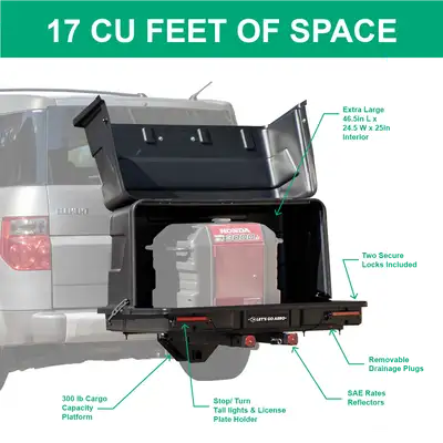 Let's Go Aero Geardeck Slideout Enclosed Cargo ca
