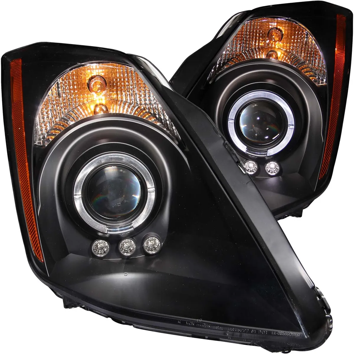 Nissan 350z 03-05 Projector Headlights Halo Black (For Halogen Models) product image
