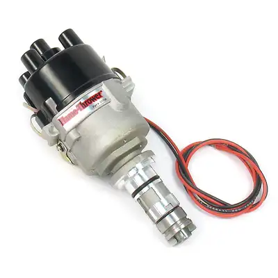 Pertronix PerTronix Stock Look 45D4 Distributor for British 4 Cylinder Engines (Ignitor II) with Mechanical Advance - Top Exit / 12V Negative - D170600