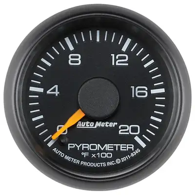 AutoMeter Gauge, Pyrometer (EGT), 2 1/16", 2000?F, Stepper Motor, GM Factory Match